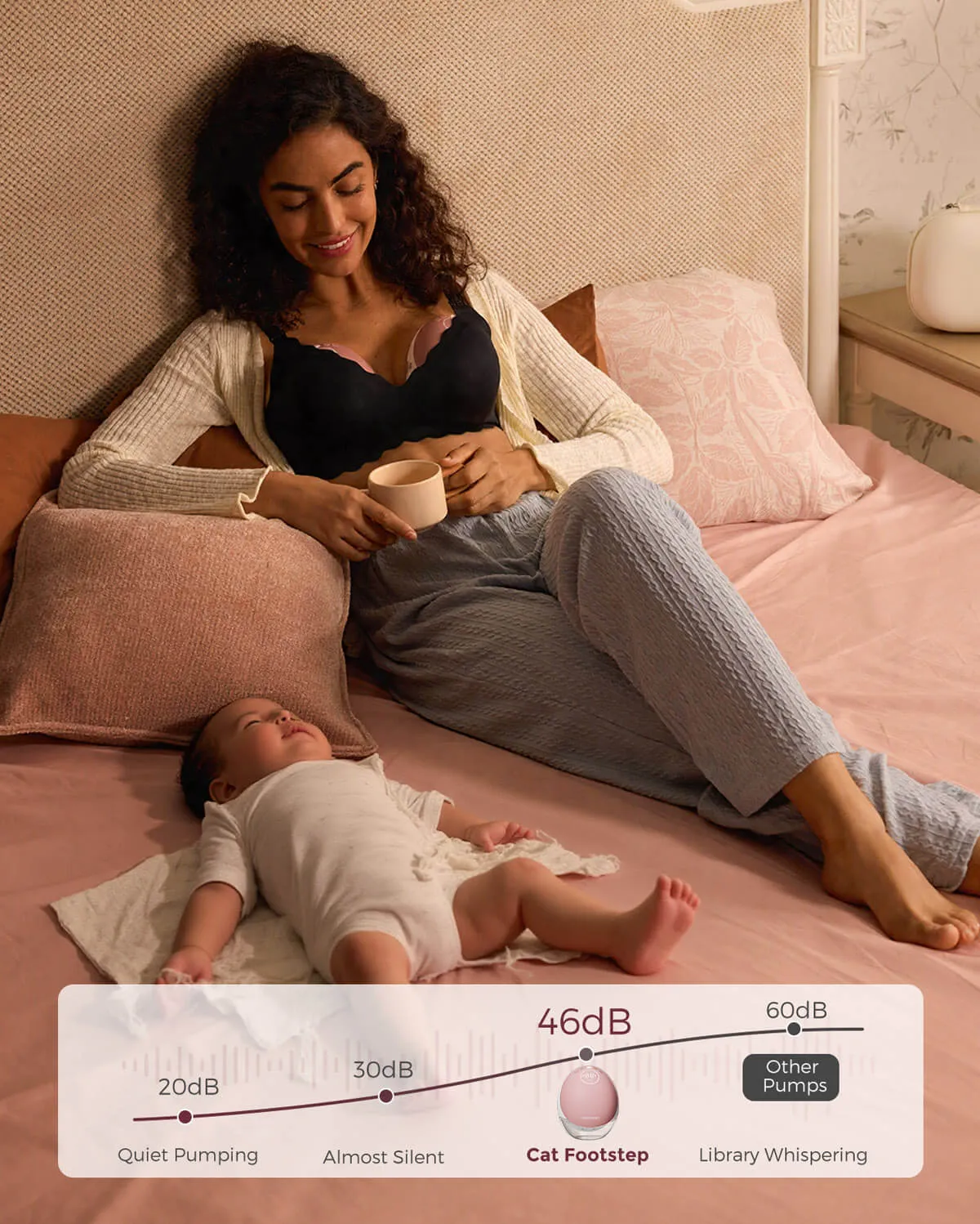 Momcozy M9 YN46 σετ θήλαστρο με σουτιέν θηλασμού