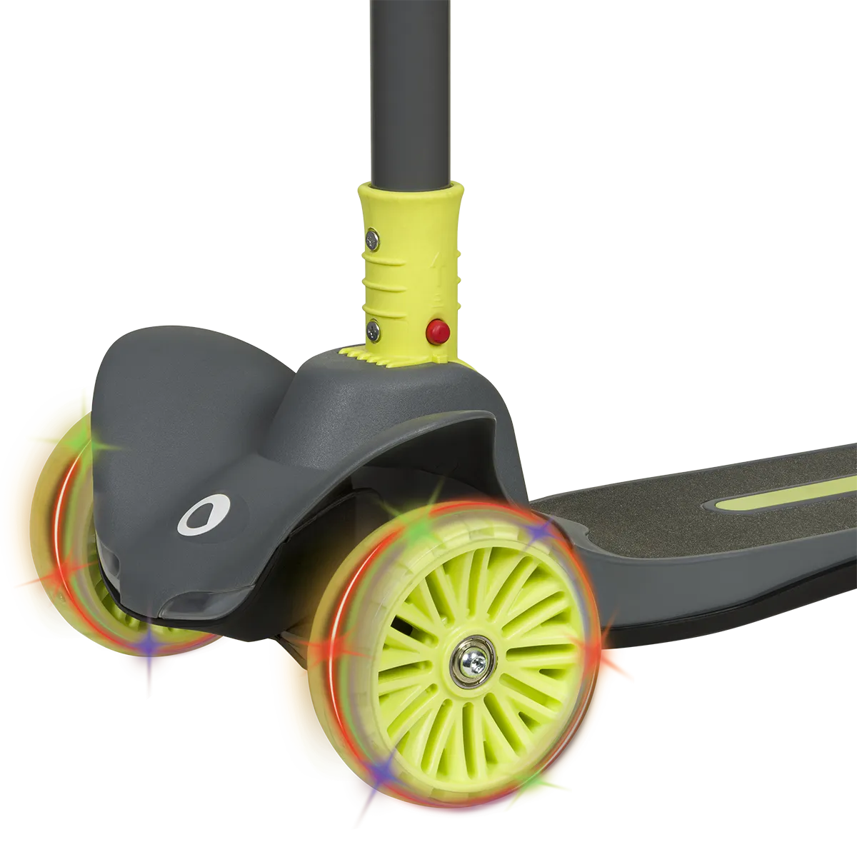 Lionelo Timmy Green Lime παιδικό πατίνι με LED
