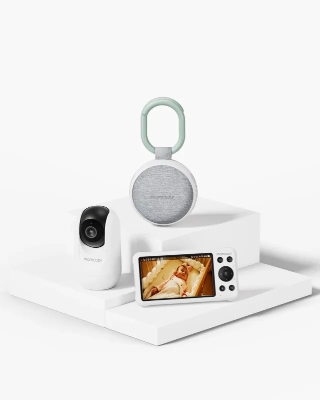 Momcozy BM04 σετ μόνιτορ μωρού με συσκευή ήχου