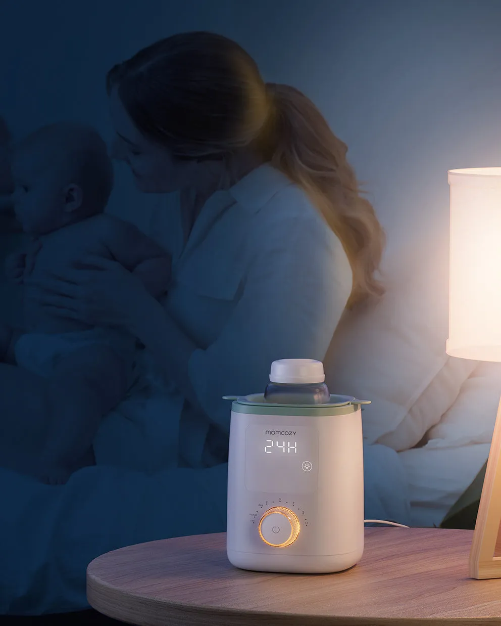 Momcozy Nutri Θερμαντήρας Μπιμπερό + Σετ Βούρτσα