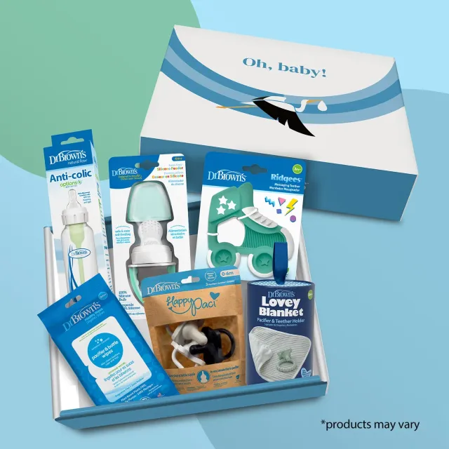 Dr. Brown's Baby Gift Box σετ δώρου νεογέννητου με μπιμπερό