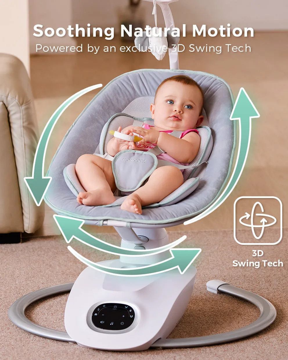 Momcozy CocoSway Βρεφικό Ένθετο για Κούνια Swing