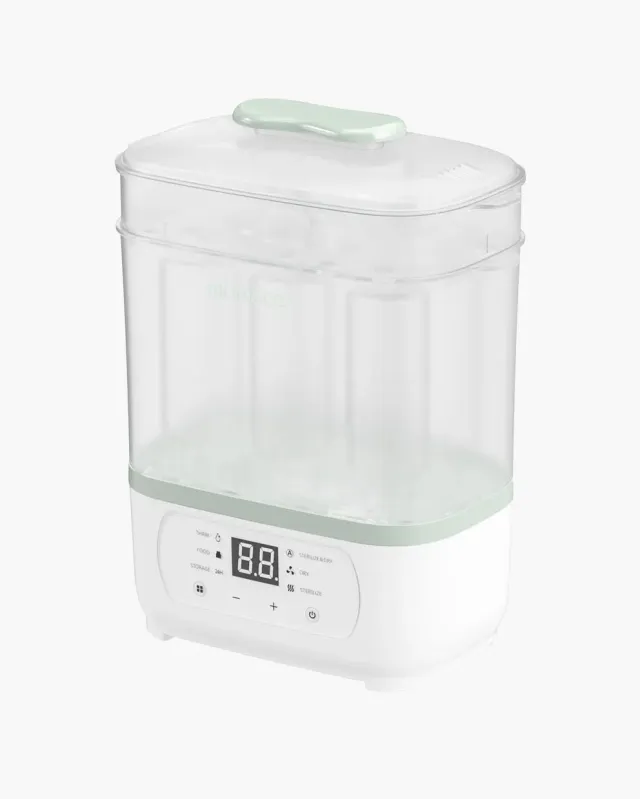 Momcozy 8-in-1 αποστειρωτής μπιμπερό ατμού με στεγνωτήριο