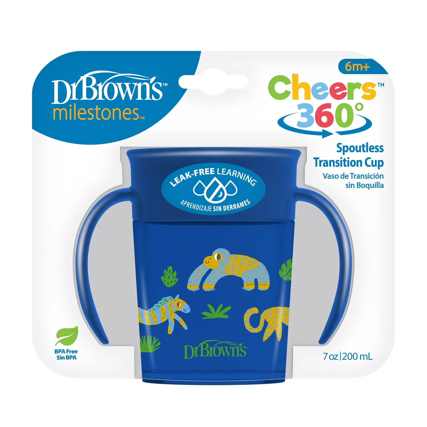 Dr. Brown's Milestones Cheers360 κούπα με λαβές 200ml