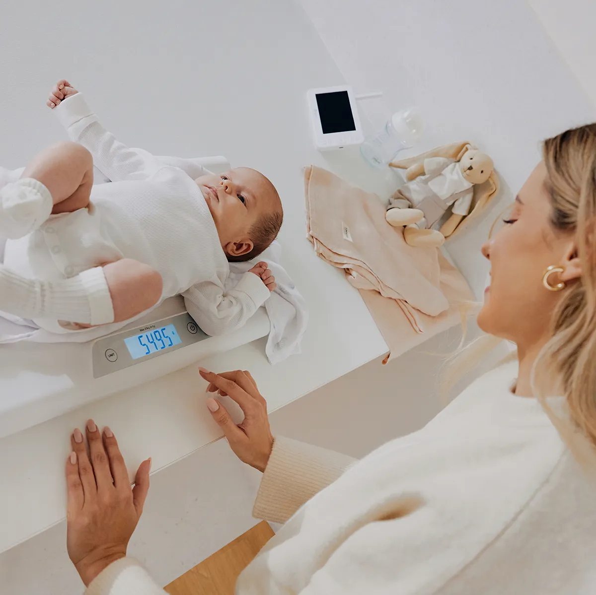 Lionelo Care BabyBalance ηλεκτρονική ζυγαριά μωρού White