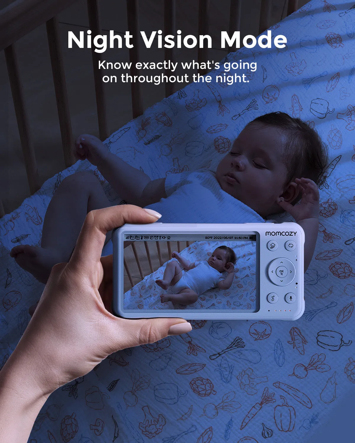 Momcozy BM01 βρεφικό μόνιτορ βίντεο 1080P