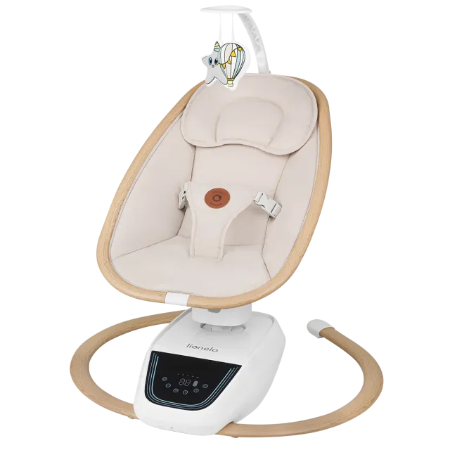 Lionelo Olivia Ρηλάξ Μωρού Beige Natural 5 Κινήσεις