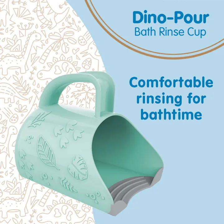 Dr Brown's CleanUp Dino-Pour κυπελλάκι μπάνιου χωρίς δάκρυα