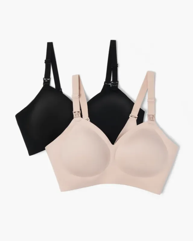 Momcozy Smooth YN21 Σουτιέν Θηλασμού Σετ 2 Τεμαχίων Ultra Soft