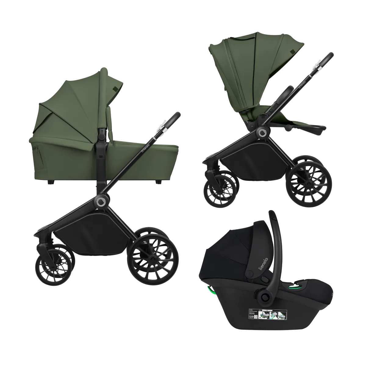 Lionelo Care Mika Plus 3-in-1 πολυκαρότσι