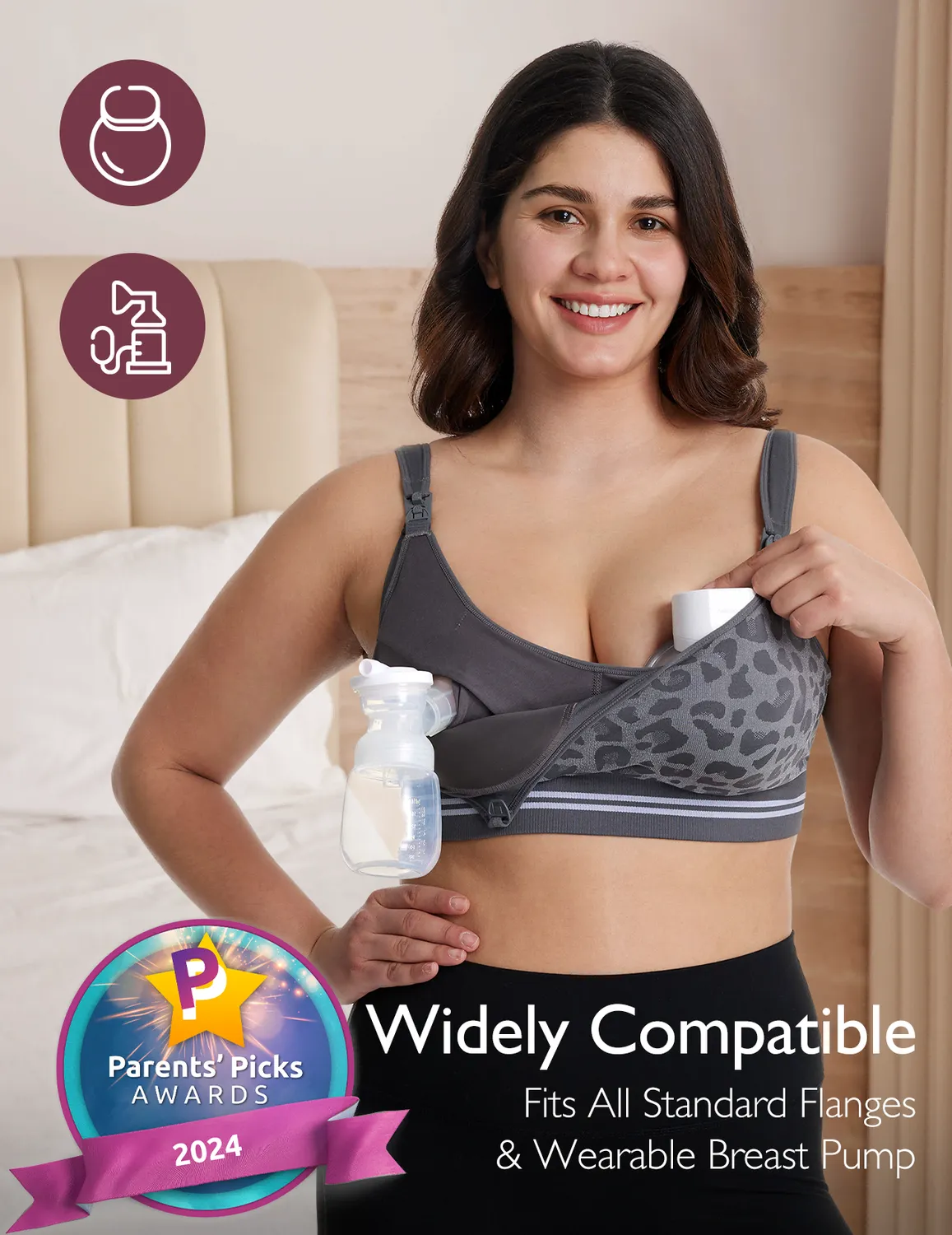 Momcozy DEX 4-in-1 σουτιέν άντλησης hands free ελαστικό