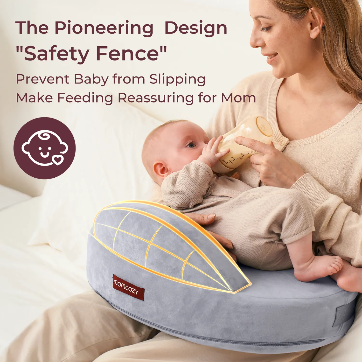 Momcozy MaxSupport μαξιλάρι θηλασμού