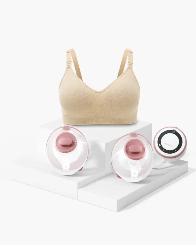 Momcozy V1 Pro σετ θήλαστρο και σουτιέν θηλασμού