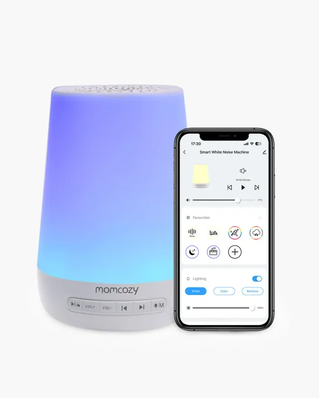 Momcozy συσκευή λευκού ήχου μωρού με app