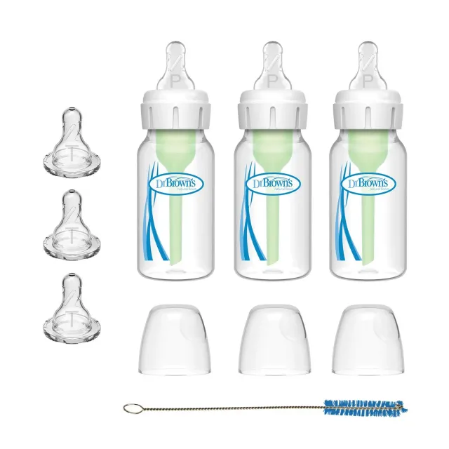 Dr. Brown's Preemie Flow μπιμπερό 3x120ml αργής ροής