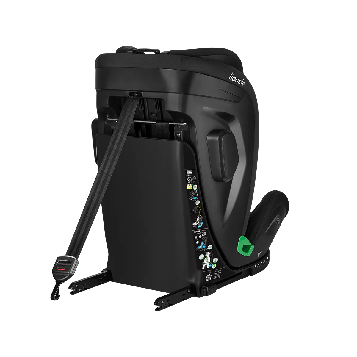 Lionelo Harper i-Size κάθισμα αυτοκινήτου Black Carbon Grey
