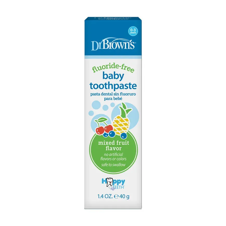 Dr Brown's Fluoride-Free Baby Toothpaste βρεφική οδοντόκρεμα