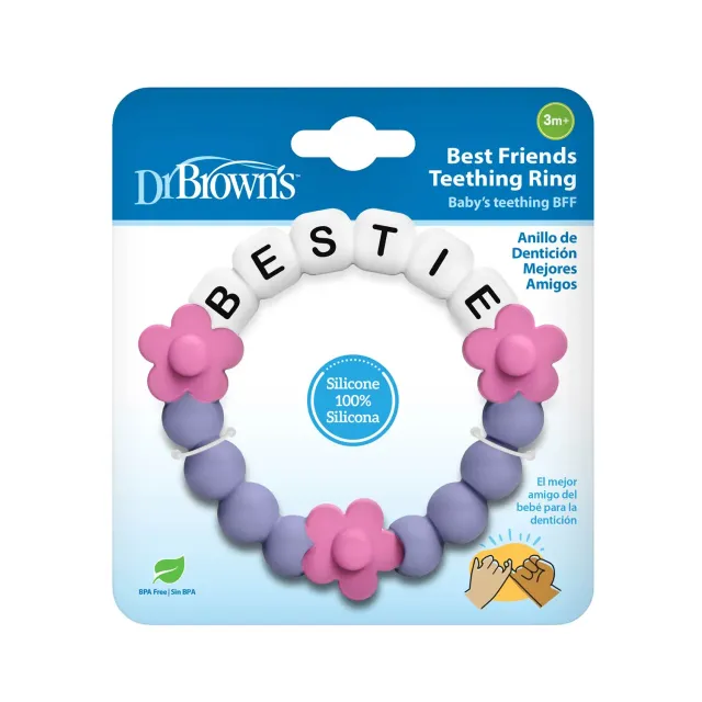 Dr Brown's Best Friends μασητικό δαχτυλίδι σιλικόνης