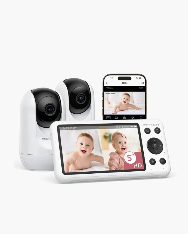 Momcozy BM04 baby monitor 5 ιντσών με 2 κάμερες