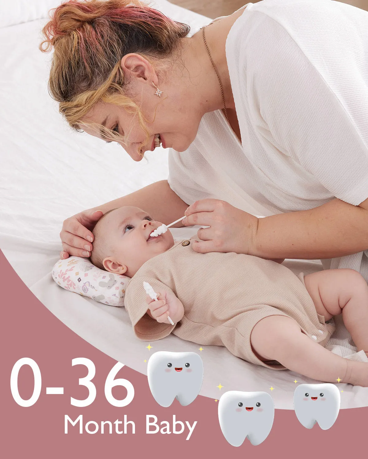 Momcozy καθαριστής γλώσσας μωρού 40 τεμ