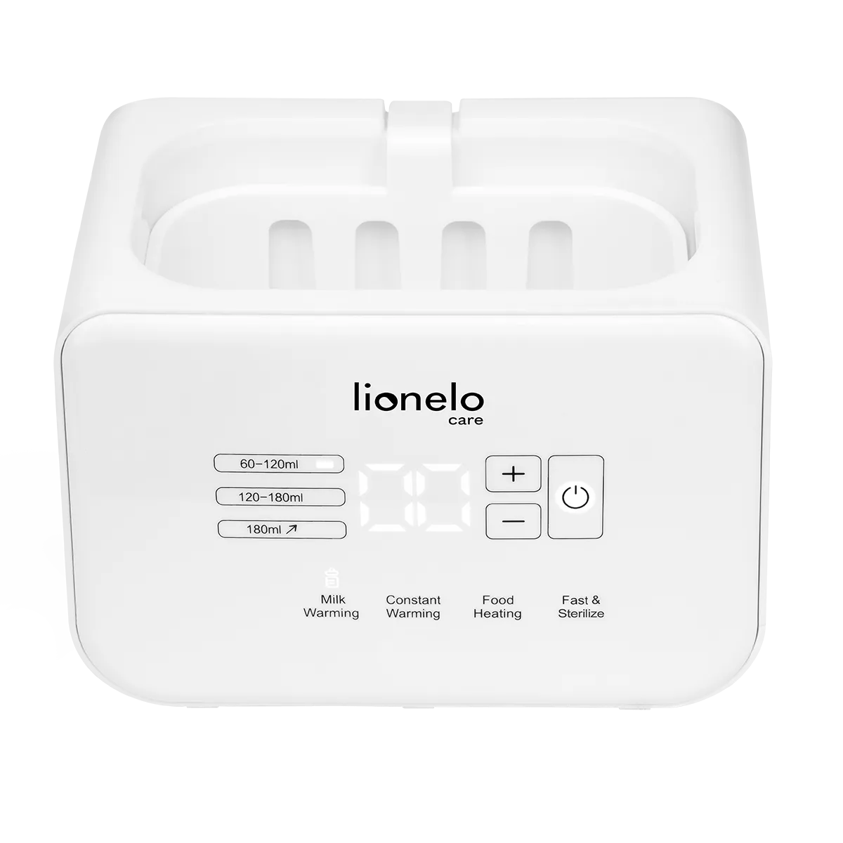Lionelo Care Thermup Double White θερμαντήρας μπιμπερό 2 θέσεων