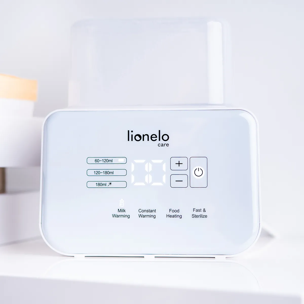 Lionelo Care Thermup Double White θερμαντήρας μπιμπερό 2 θέσεων