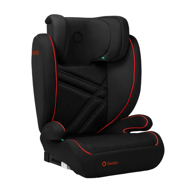 Lionelo Hugo i-Size Κάθισμα Αυτοκινήτου Sporty Black Red ISOFIX