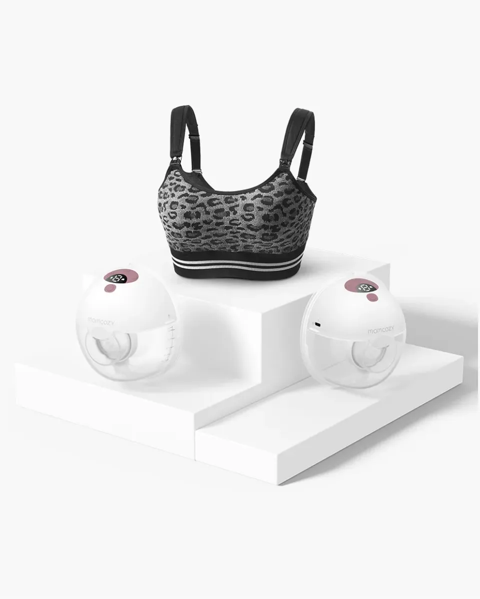 Momcozy M5 Smart YN12 διπλό θήλαστρο με σουτιέν 4 σε 1