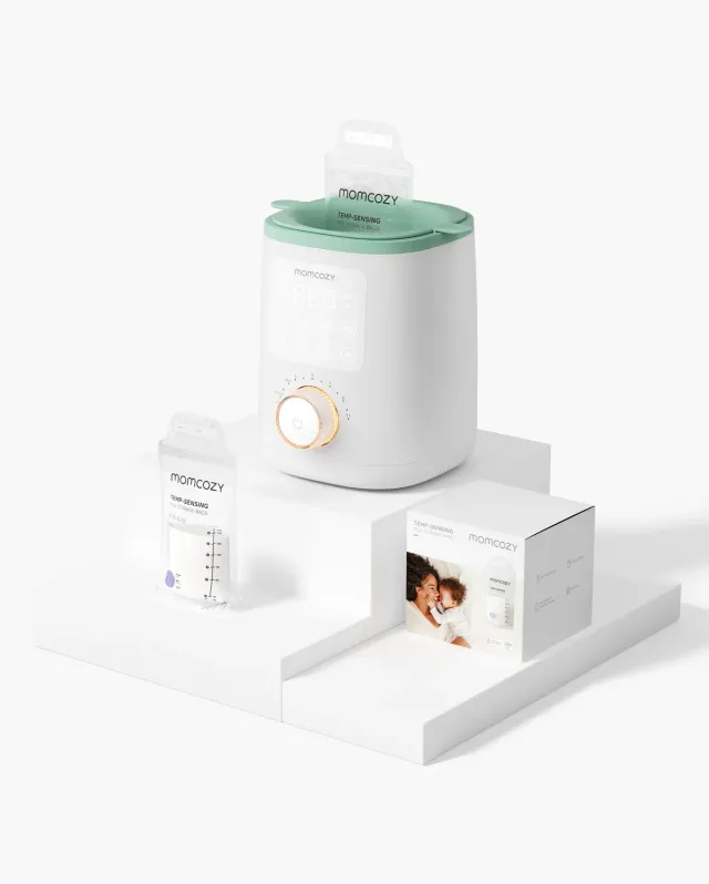 Momcozy Nutri θερμαντήρας μπιμπερό με σακούλες 120 τεμ