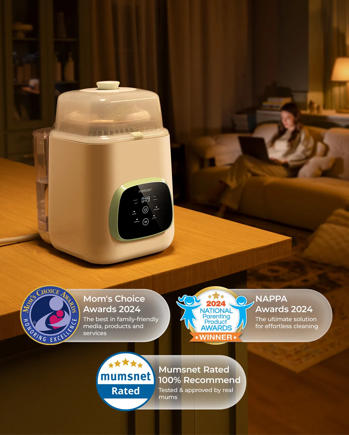 Momcozy Clean & Feeding σετ σίτισης 3 τμχ
