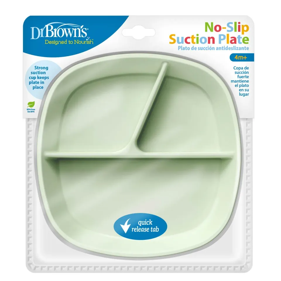 Dr Brown's No-Slip Suction πιάτο με βεντούζα 3 θέσεων