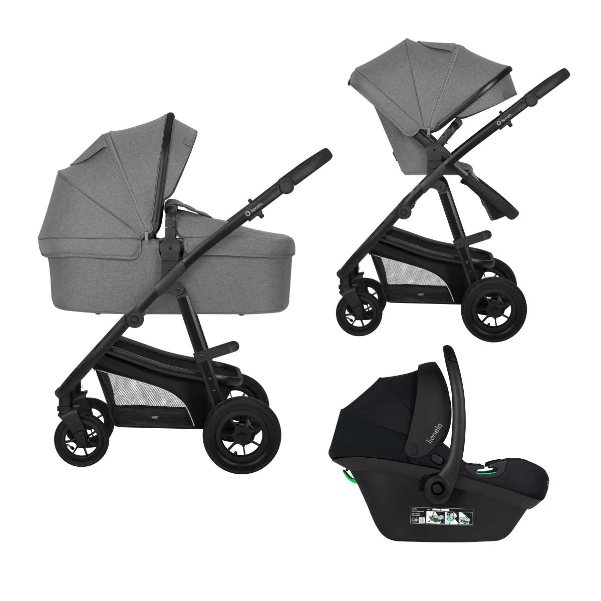 Lionelo Care Bianka 3-in-1 καρότσι