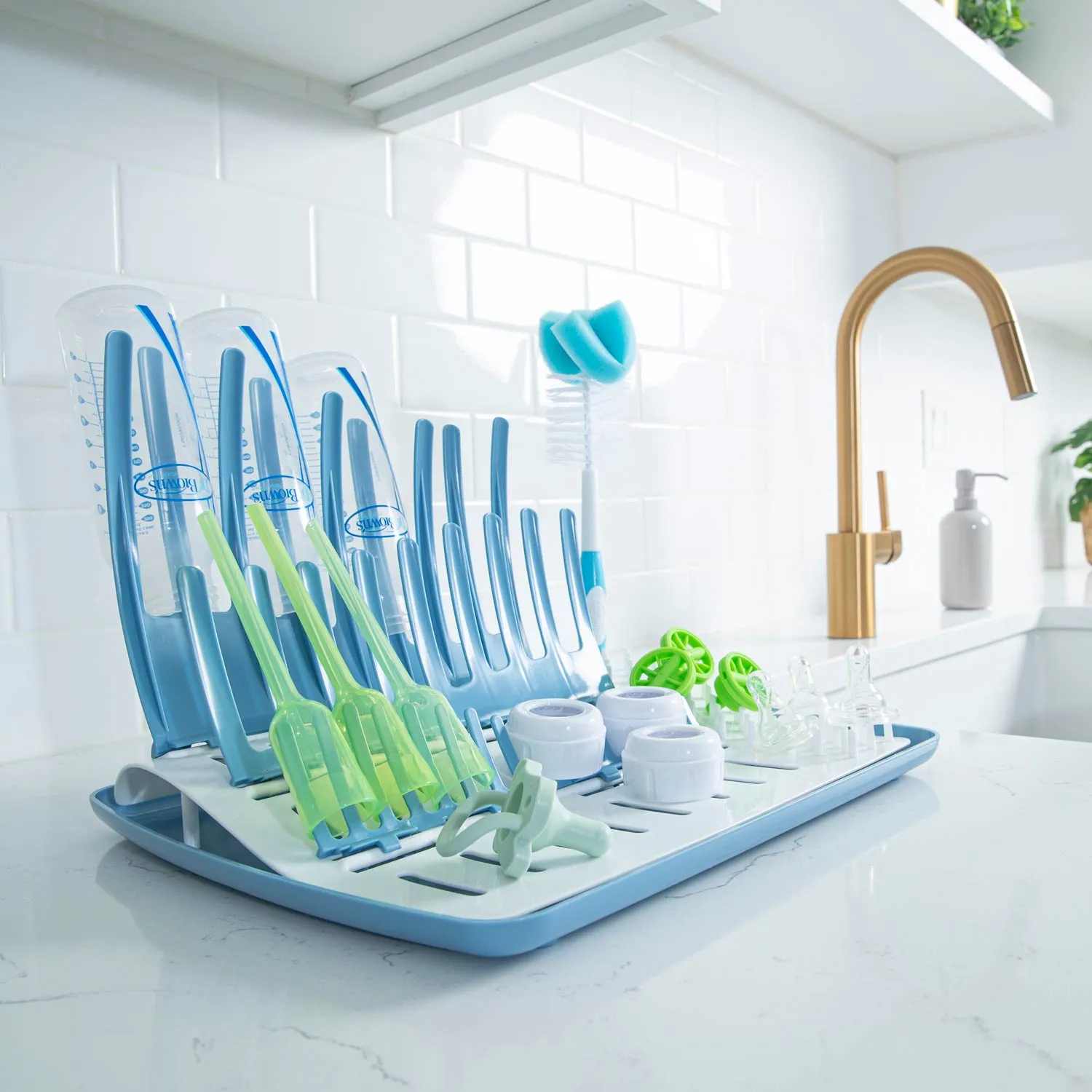 Dr BROWNs Folding Baby Bottle Drying Rack στεγνωτήριο μπιμπερό