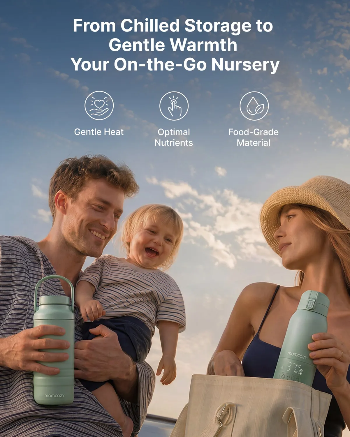 Momcozy On-the-Go θερμαντήρας μπιμπερό + ψύκτης 22oz