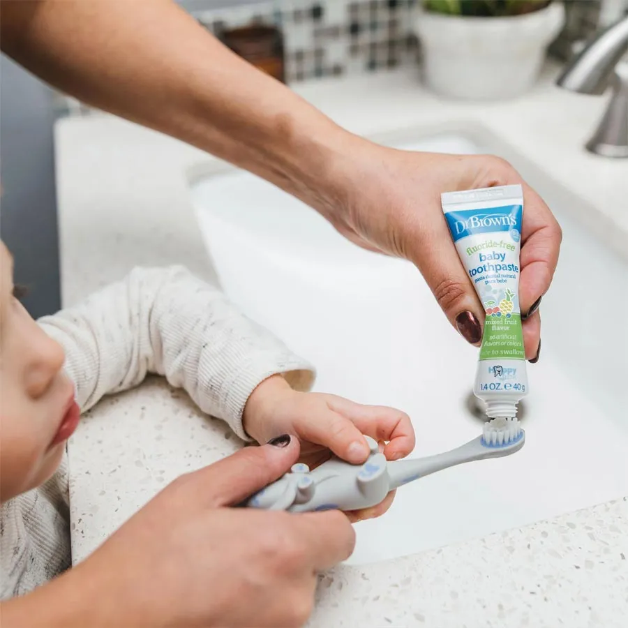 Dr Brown's Fluoride-Free Baby Toothpaste βρεφική οδοντόκρεμα