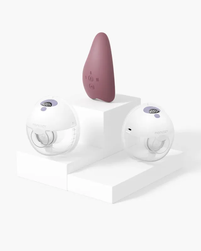 Momcozy M5 Smart διπλό θήλαστρο με συσκευή μασάζ