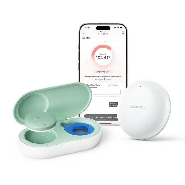 Momcozy έξυπνο θερμόμετρο μωρού με ενισχυτή σήματος