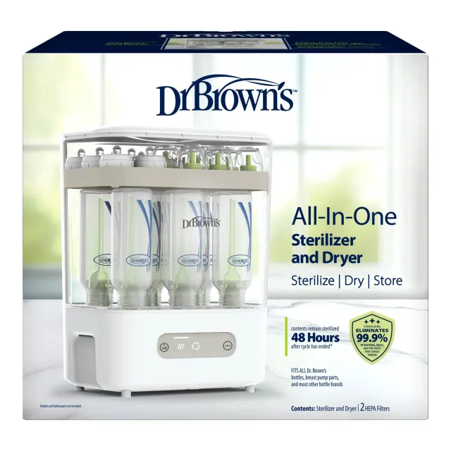 Dr. Brown's All-In-One αποστειρωτής μπιμπερό με στέγνωμα