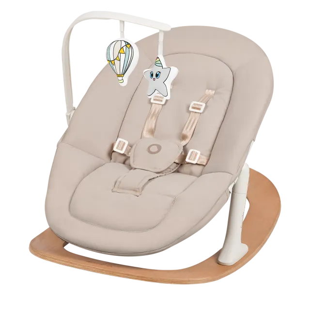 Lionelo Care Celia Rocker ρηλάξ Natural Wood