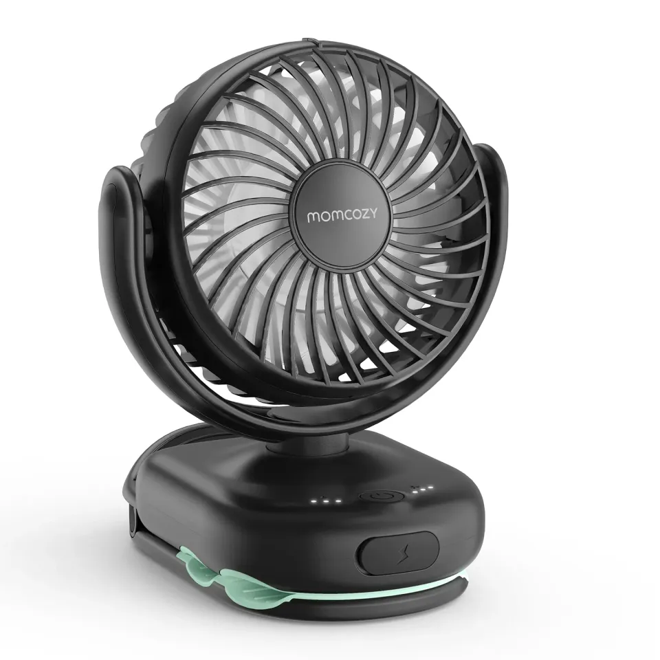 Momcozy Clip-On Ανεμιστήρας Καροτσιού 4 Ταχυτήτων