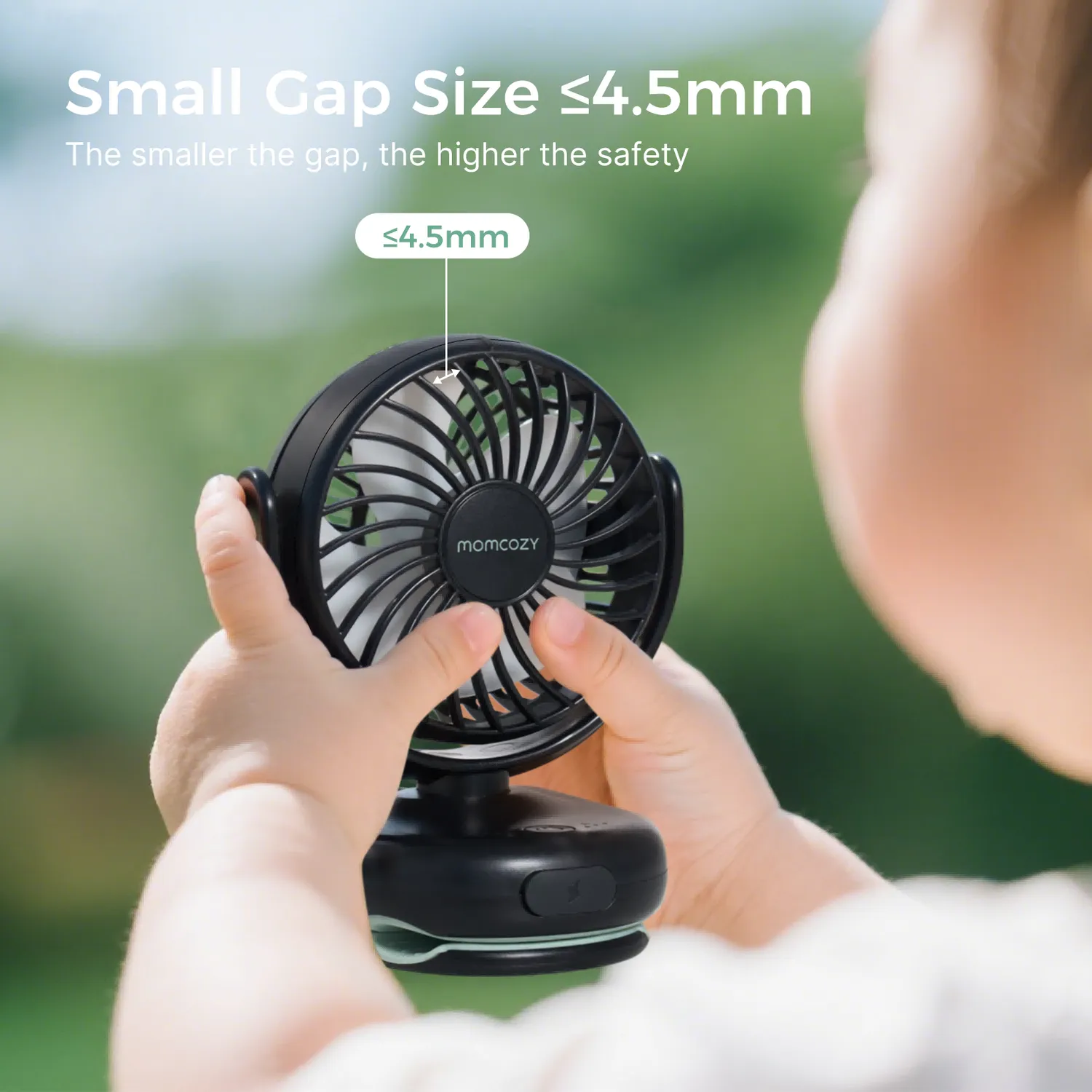 Momcozy Clip-On Ανεμιστήρας Καροτσιού 4 Ταχυτήτων