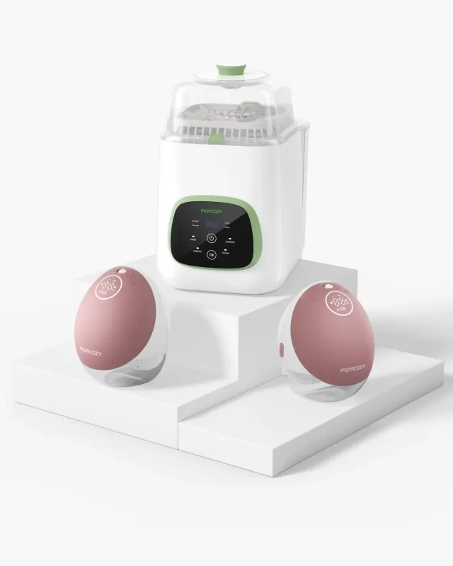 Momcozy M9 KleanPal Pro θήλαστρο σετ αντλία αποστειρωτής