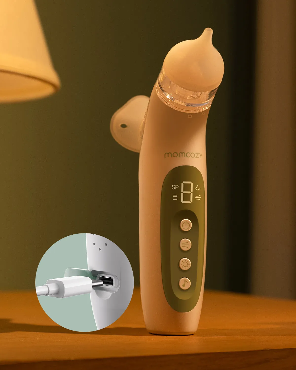 Momcozy BreezyClear 2-in-1 ηλεκτρικός ρινικός αναρροφητήρας με σπρέι