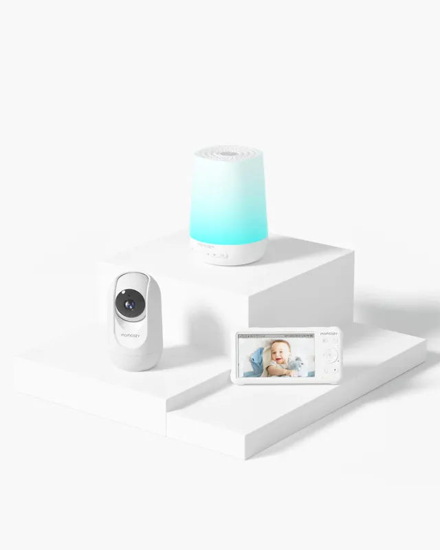 Momcozy σετ μόνιτορ μωρού και λευκού ήχου