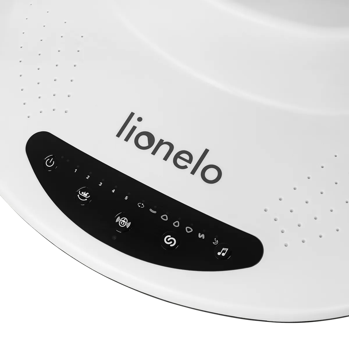Lionelo Bella βρεφικό ρηλάξ Grey Concrete με μπάρα