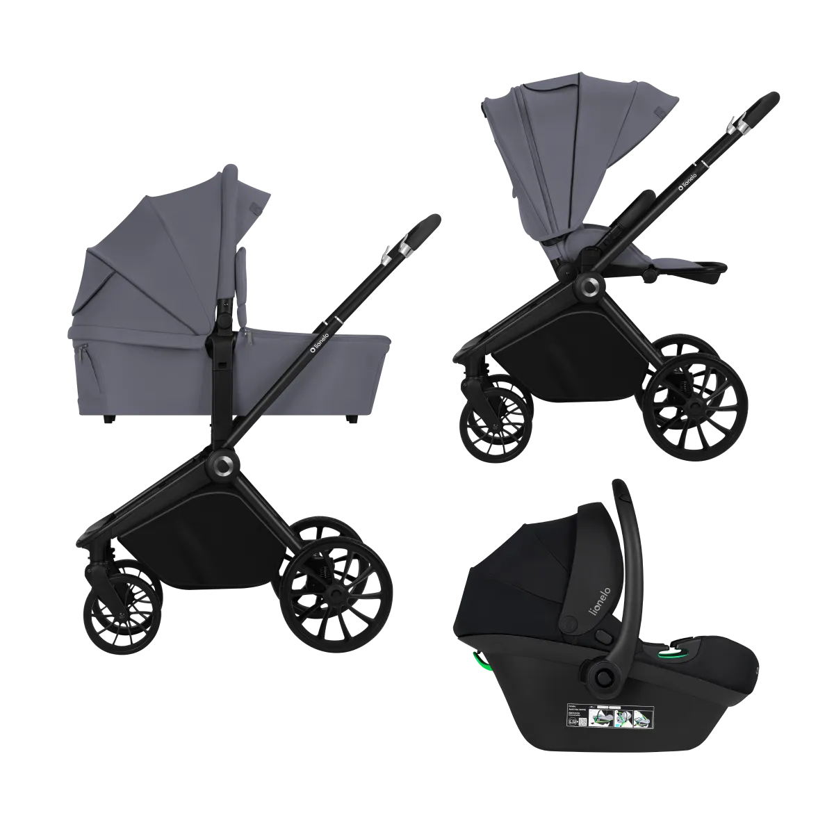Lionelo Care Mika Plus 3-in-1 πολυκαρότσι
