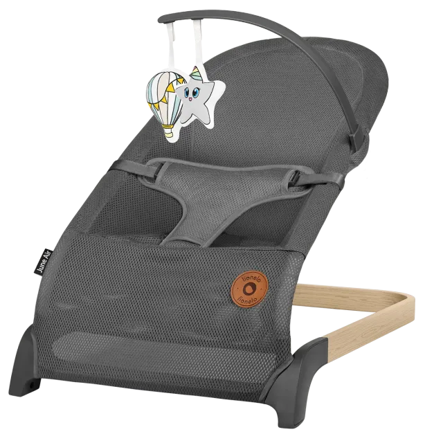 Lionelo June Air ριλάξ-μπάουνσερ Grey Graphite