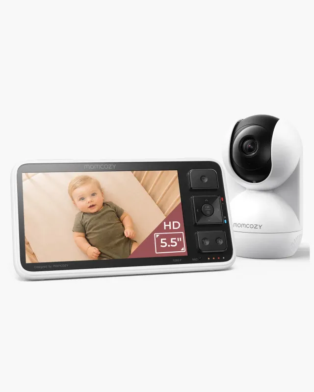 Momcozy BM03 Baby Monitor 5.5" Full HD Μαύρο
